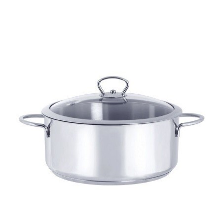 METALAC INOX POSUDA PLITKA KULINARIA sa staklenim poklopcem 20cm/2,80lit 145154
