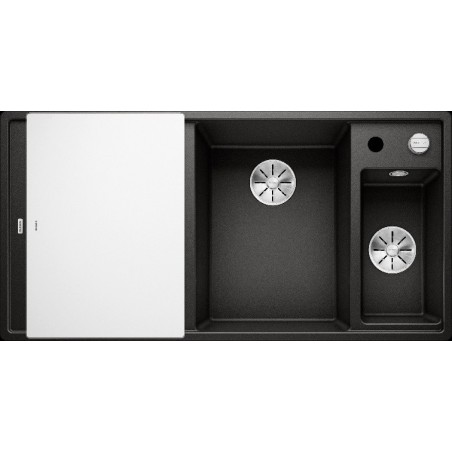 Blanco AXIA III 6 S InFino sudoper, daska staklo, bazen desno