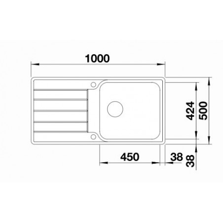 BLANCO CLASSIMO XL 6 S-IF sudoper 525327