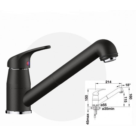 BLANCO slavina DARAS-S  526153