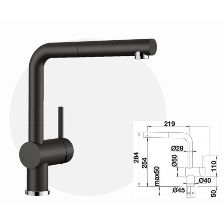 BLANCO slavina LINUS-S  526148