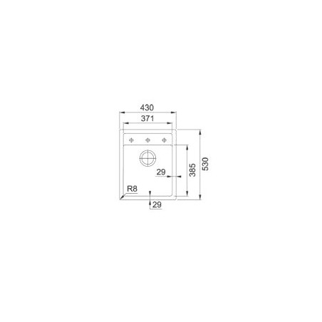 Franke SID 610-40 sudoper TECTONITE