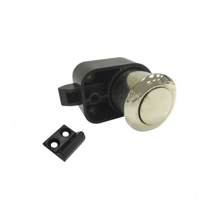 Cilindar bravica - utisni gumb 4860, trn 25 mm, poniklano mat