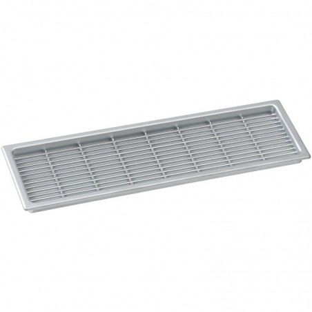 Unut. kutna ventilacijska rešetka, dulj. 171 mm, šir. 42 mm, plastika, kromirano
