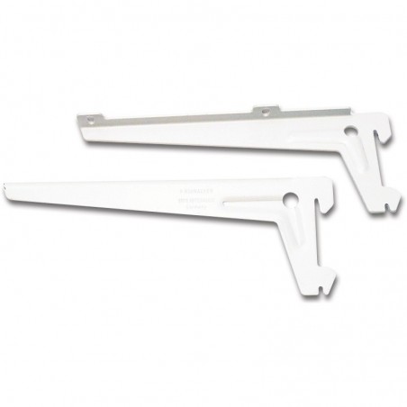 Nosač police 180mm, nosivost 55kg, čelik, sivo RAL 9006 1 PAR