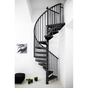 Spiralne montažne stepenice Rondo-Color antracit 120 27500