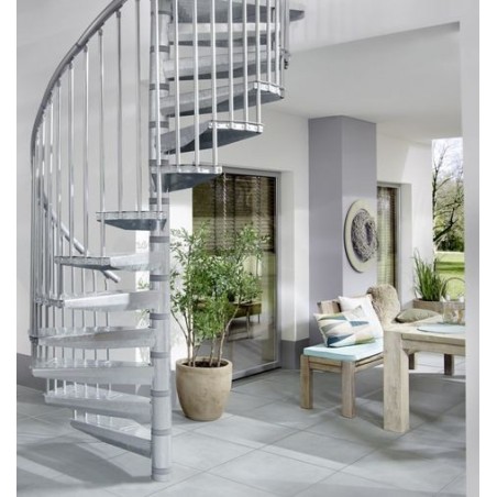 Vanjske montažne spiralne stepenice Rondo-Zink plus 80/160 cm 27482
