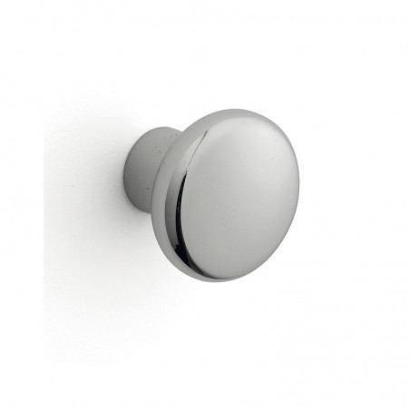 Gumb za namještaj Fran, Ø 24 mm, plastika, boja aluminija