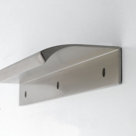Prof. ručk. Edge Straight razm. ru. 2x80 mm, dulj. 200 mm, alum., ef. nehr. čel.