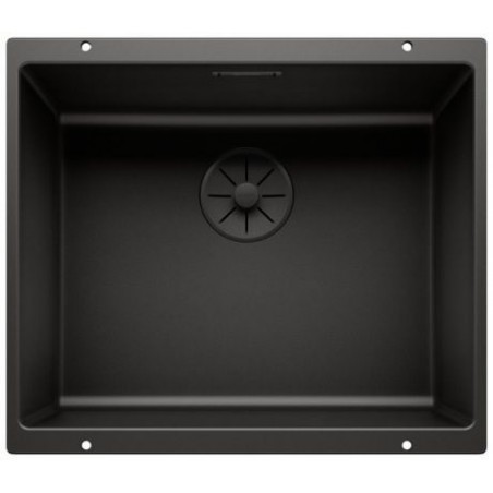 BLANCO SUBLINE 500-U Black Edition InFino sudoper 526340