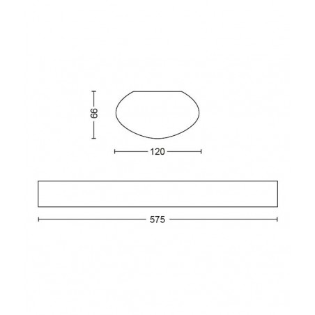 Philips LED AQUALINE 25W 4000K stropna svjetiljka 3124831P3