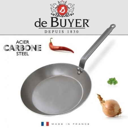 De Buyer CARBON PLUS tava željezna drška 26cm