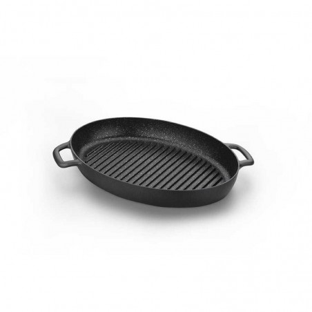 Korkmaz Gusto ovalna grill tava s dvije ručke, 35x25 cm