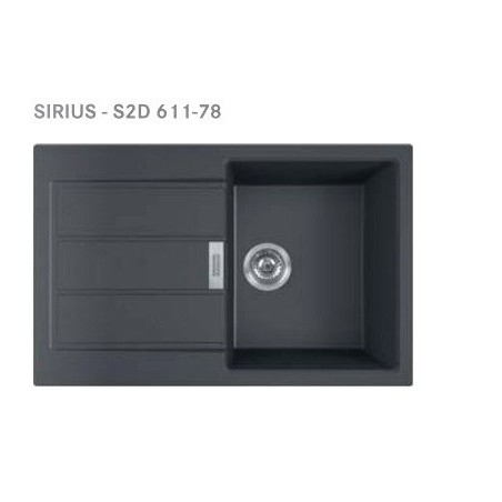 Franke Sirius 2 S2D 611-78 sudoper TECTONITE