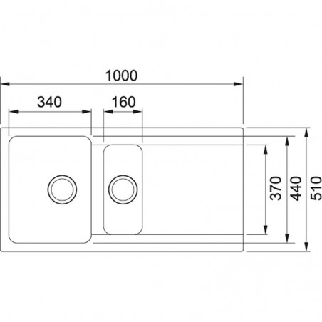 Franke OID 651 sudoper TECTONITE