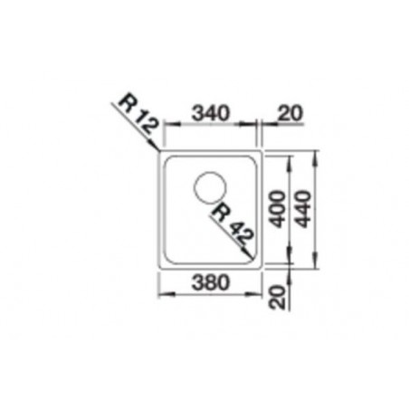 Blanco SOLIS 340-IF sudoper 526116