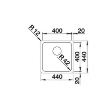 Blanco SOLIS 400-IF sudoper 526118