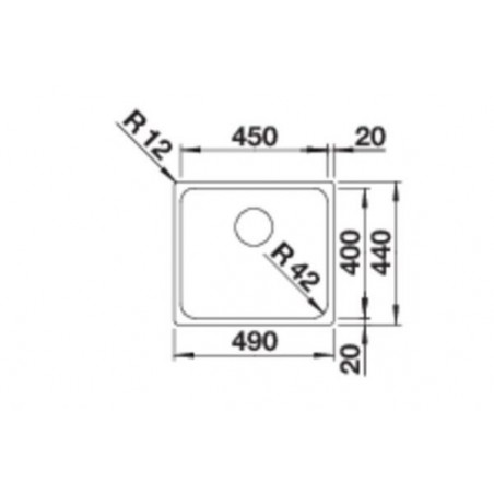 Blanco SOLIS 450-IF sudoper 526121