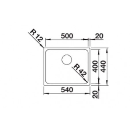 Blanco SOLIS 500-IF sudoper 526123