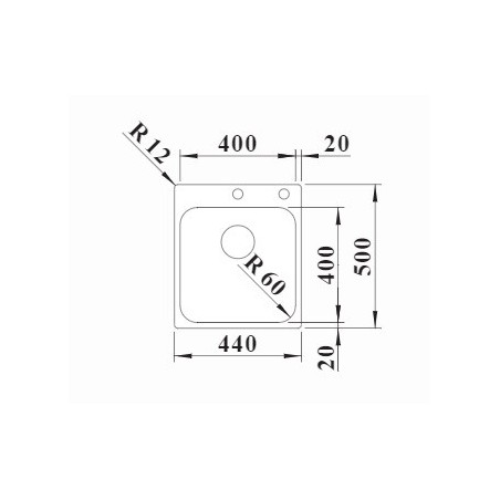 Blanco SUPRA 400-IF/A  sudoper 526353
