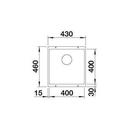 Blanco ROTAN 400-U sudoper SILGRANIT