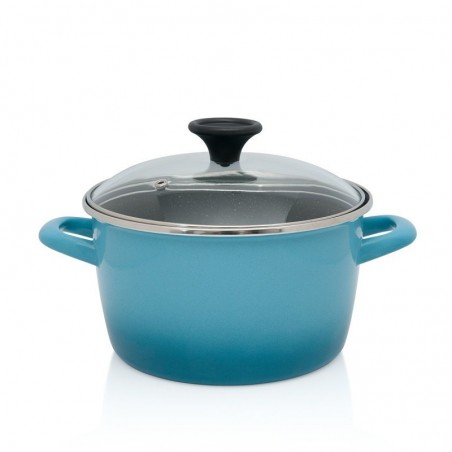 Metalac POSUDA DUBOKA GRANIT INDUCTION 20cm SA ST. POKL. PLAVA