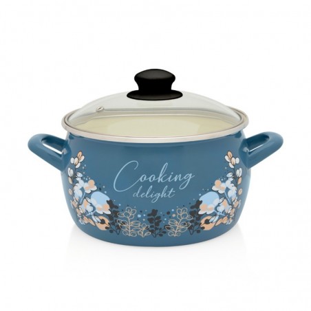 Metalac POSUDA DUBOKA PRINC DEKOR BLUE COOKING 20cm / 4,40 lit.
