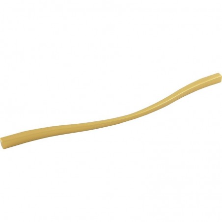 Ručkica Fluid, razm. rupa 288/320 mm, Š 363 mm, lijevani cink, zlatna mat