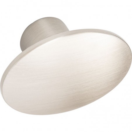 Gumb za namještaj Dome 50x36 mm, efekt nehrđajućeg čelika