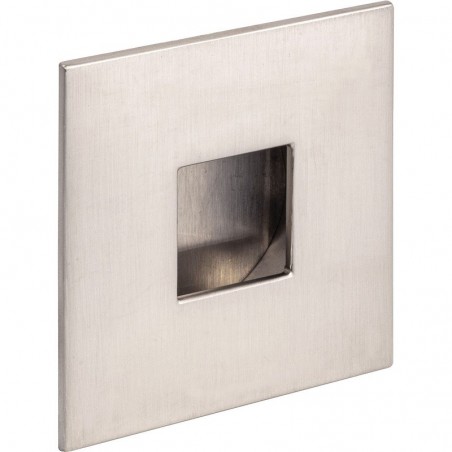 Ukopna ručkica Geometric kvadratna 73x73, upušt. ø 45 mm, cink ef. nehr. čelika