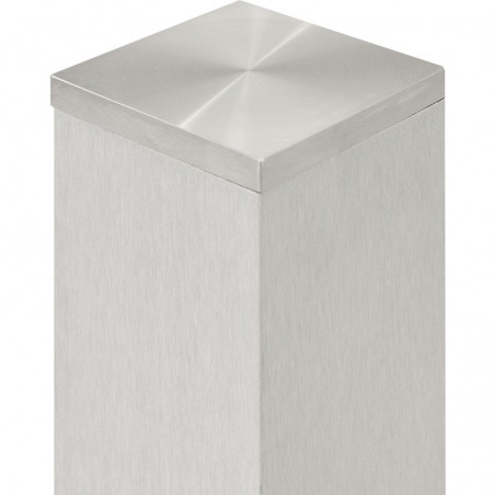 Noga stola 70x70 mm,duljina 720mm,alum.četkani, ploča nehrđajućeg čelika