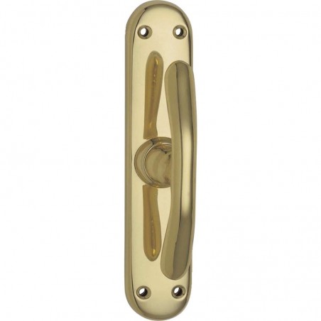 GRUNDMANN oliva s pogonom ELEGANT 521 - savijena, mesing polirani