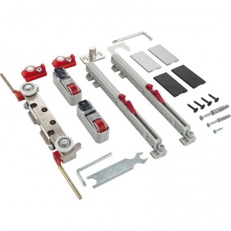 TERNO MAGIC 2 set za klizna vrata, 1-krilo 80kg, šir.krila 800-1100 mm, sreb.