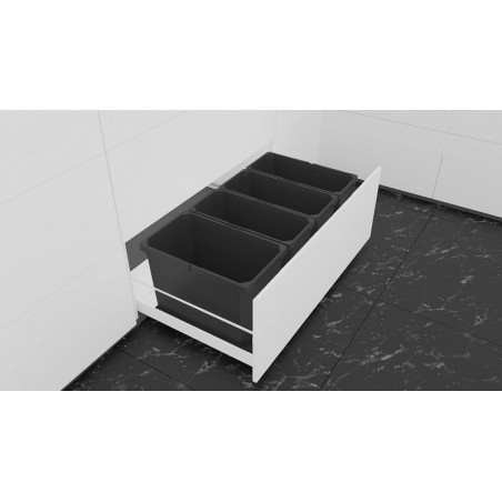ENVI Free sustav za razvrst.otpada, ŠK 900mm, 779x326x382mm, plast. lavasiva