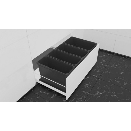 ENVI Free sustav za razvrst.otpada, ŠK 900mm, 779x426x382mm, plast. lavasiva
