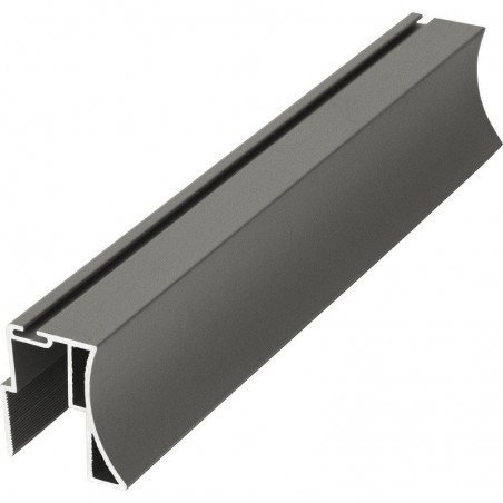 SALU S60N profilna ručkica S14 vertikalna, 2700 mm. aluminij srebrni mat
