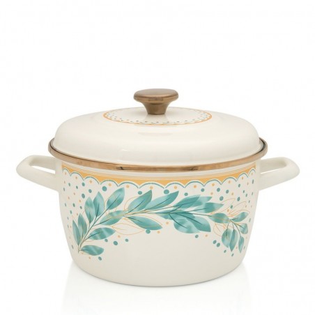 Metalac POSUDA DUBOKA IMPERIAL DEKOR GREEN LINE 24cm / 6,00lit