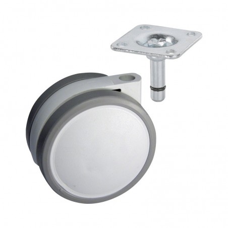 Dvostruki okretni kotačić DesignTop 62 mm 40 kg