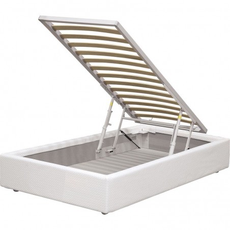 Pratik Standard Podizni okov za krevet, čelik bijeli aluminij (slično RAL 9006)