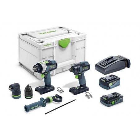 Festool TID 18 5,2/4,0-Set TPC 18/4 Set baterijski imp. zavijač/bušilica