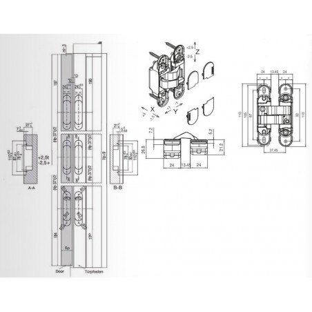 KRONA KOBLENZ spojnica K1019 poniklano mat