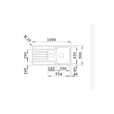 BLANCO LANTOS II 6 S-IF INOX sudoper 	526627