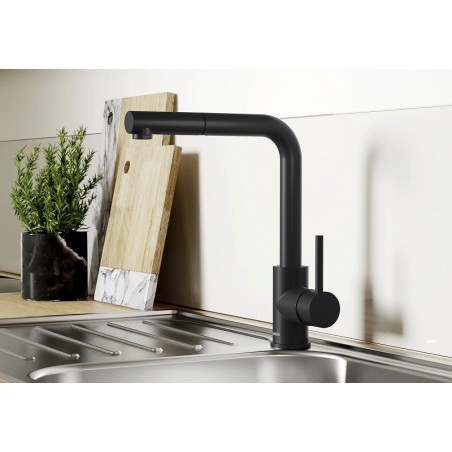 BLANCO slavina MILA-S mat crna 526660