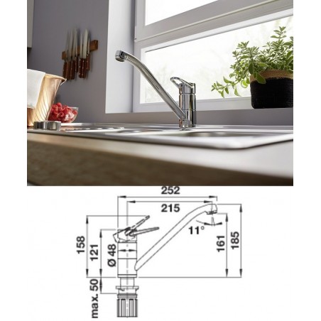 Blanco WEGA II kuhinjska slavina KROM 526402