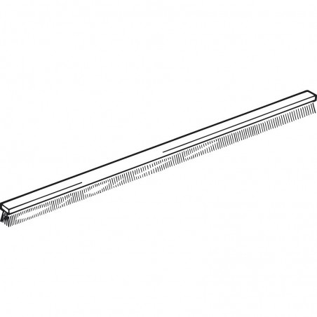 Brtvena četkica za aluminijske ručke, širina 6,7 mm, visina 9 mm, plastika