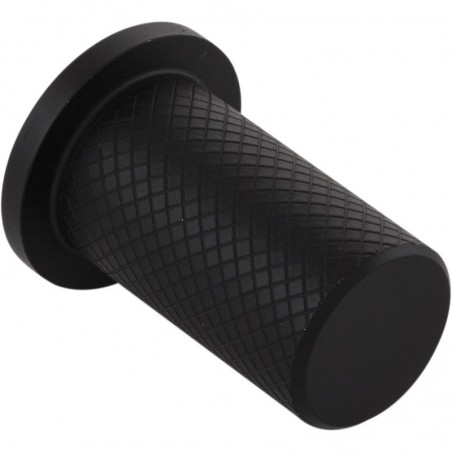 Gumb Harlequin ø 17 mm, dubina 33 mm, nehrđajući čelik crni, hrapavo
