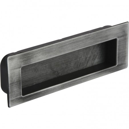 Ukopna ručkica Nicola, šir. 112 mm, upušt. 106,5 x 31 mm, cink, boja želj. četk.