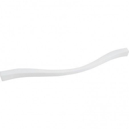 Ručkica Fluid, razm. rupa 192/244 mm, Š 236 mm, lijevani cink, bijela mat