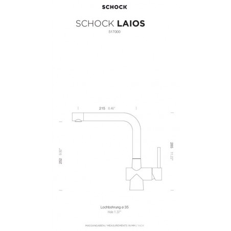 Schock LAIOS 517.000 kuhinjska slavina
