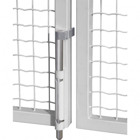 Zasun VSF s osovinom, duljina 490 mm, aluminij srebrni